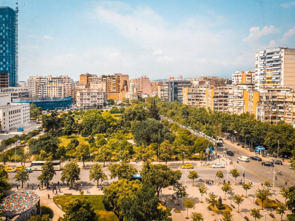 Sights and activities Tirana - Skanderbeg Square