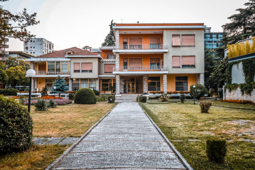 Former Enver Hoxha residence in Blloku district Tirana